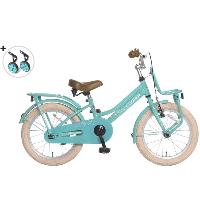 Popal Cooper 16 inch Meisjesfiets Turquoise
